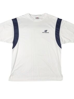 Vintage New Balance Mens Large Performance Mesh Running T-Shirt 90s Y2K